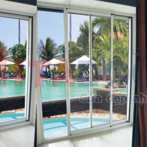 CỬA ĐI MỞ LÙA 2 RAY