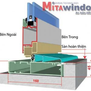 CỬA ĐI XẾP TRƯỢT 4 CÁNH